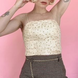 Vintage | Jump | Corset Style Tank Top